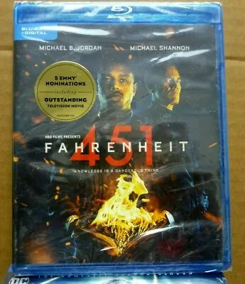 FAHRENHEIT 451 (Blu-ray Digital) Michael B. Jordan BRAND NEW & SEALED • $16.99