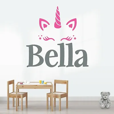 Personalised Name Wall Art Sticker Letter Baby Boys Girls Bedroom Nursery Decal  • £3.49