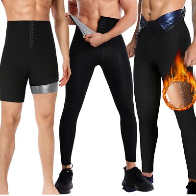 Pantalones Deportivos De Sauna Para Hombre Polainas Adelgazantes Sweat Short Men • $6.99