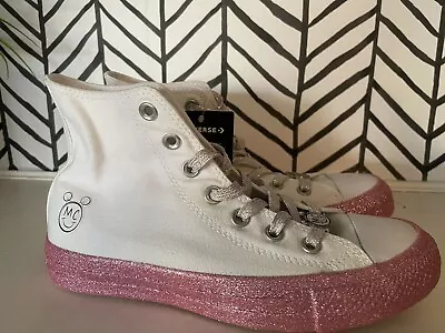 NWT Converse X Miley Cyrus Chuck Taylor ALL STAR Hi Top Shoes US Size Women’s 6 • $49