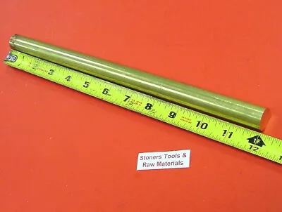 3/4  C360 BRASS SOLID ROUND ROD 12  Long New Lathe Bar Stock .750  1/2 Hard • $26.49