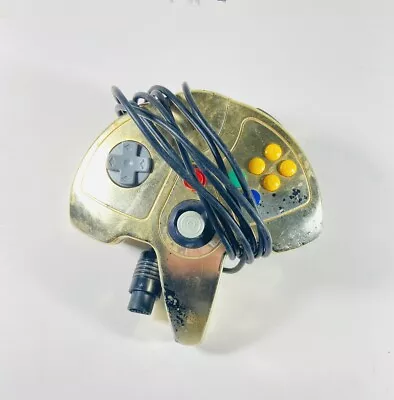 SuperPad 64 Gold Video Game Controller Nintendo N64 Tested & Works ML246 • $14.87