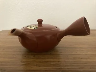 Azmaya Tokoname Kyusu Red Ceramic Japanese Teapot 300ml • $32