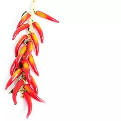 £12.95 • Buy Bunch Of Artificial Hanging Red Chillies - Artificial Plastic Fruit & Vegetables