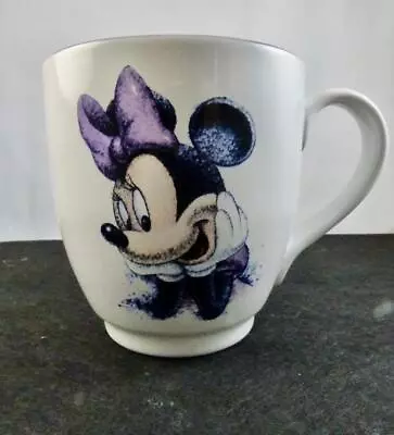 Disney Store Minnie Mouse Jumbo Coffee Mug Violet Inside Purple Dress Bow • $14.95