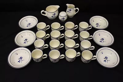 25 Pc Lot Cereal Bowls Keltcraft Noritake BLUE CHINTZ Pattern #9104 Ireland • $149.99