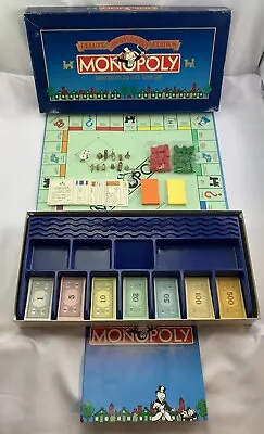 1984 Deluxe Monopoly Game By Parker Brothers Complete In Very Good Condition • $31.49