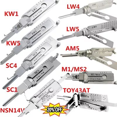 Original 2-in-1 Pick Lishi Tool KW1KW5SC1SC4LW4LW5AM5M1/M2TOY43ATNSN14V • $31.37