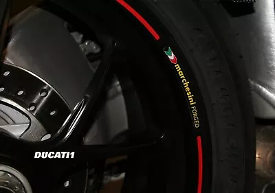 MARCHESINI FORGED WHEEL RIM Decals / Stickers - Ducati 848 1098 1198   • $8.07