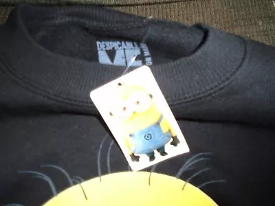 $17 • Buy Men's Despicable Me Minion Sweater Size Small Black