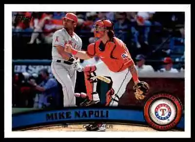2011 Topps Update Mike Napoli #US19 Texas Rangers • $0.99