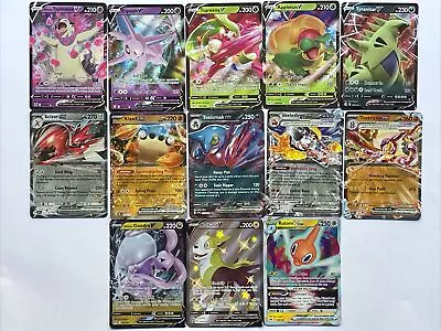 Lot Of 13 Pokémon EX V And Vmax Cards • $10