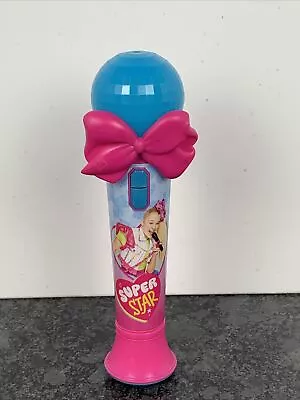 JoJo Siwa Mic Musical Light Up Pink Bow Animated Sing Microphone Nickelodeon • $16.95