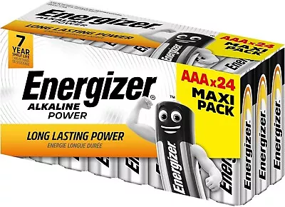 Energizer Alkaline Power AAA Batteries 24 Pack • £9.99