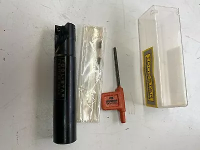 $29 • Buy NEW 3/4  X 3/4  Indexable Insert End Mill. Uses 2 APKT Inserts.