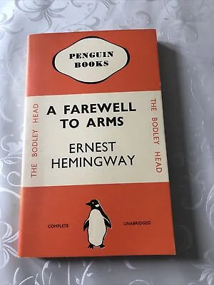 £24 • Buy Vintage Penguin 'Ernest Hemingway, A Farewell To Arms'