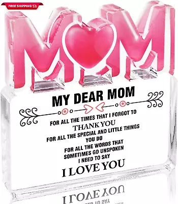 Mom Gifts Birthday Gifts For Mom Mom Acrylic Keepsake Mother'S Day Gifts Idea • $19.71