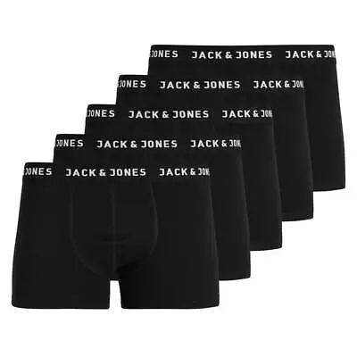 £22.99 • Buy Jack & Jones Mens JAChuey 5 Pack Contrast Stretch Boxer Briefs 34% OFF RRP