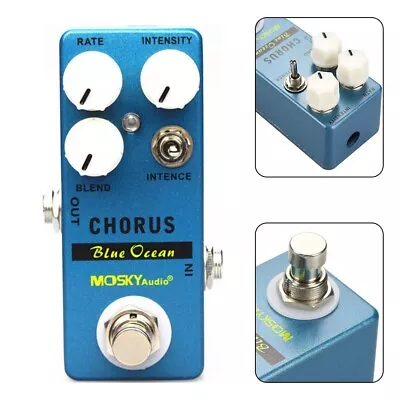 Achieve Perfect Harmonies With MOSKYaudio Blue Ocean Guitar Effects True Bypass • $76.41