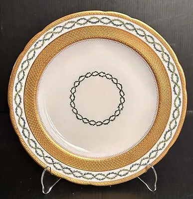 Antique Mintons England Gold Encrusted Luncheon Plate • £47.51