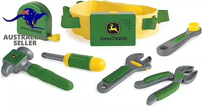 John Deere Deluxe Talking Toolbelt Preschool Pretend Play Toy Set Green For Kids • $47.99