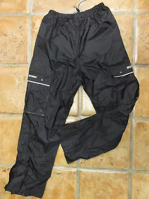 Stearns Dry Wear Pants Waterproof Breathable Mesh Lined Size M Black 100% Nylon • $16.39