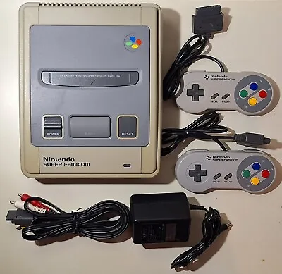 Nintendo Super Famicom Bundle - Console 2 Controllers Wiring Japanese US SELLER  • $64.99