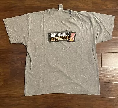 Vintage Tony Hawk’s Underground 2 Video Game T-Shirt Skateboarding Size XL PS2 • $79.99