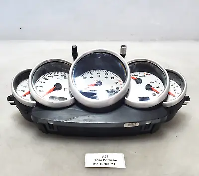 ✅ 01-05 OEM Porsche 911 996 Turbo Instrument Gauge Cluster Speedometer Manual • $1115.95