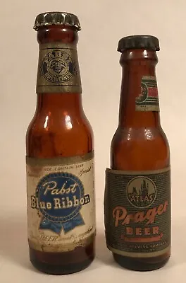 Mini Beer Bottles Atlas Prager Beer Pabst  • $6