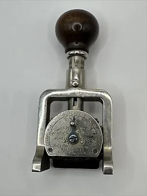 Vintage Bates Automatic Numbering Machine 4-Wheel Missing Bottom Plate • $8.99