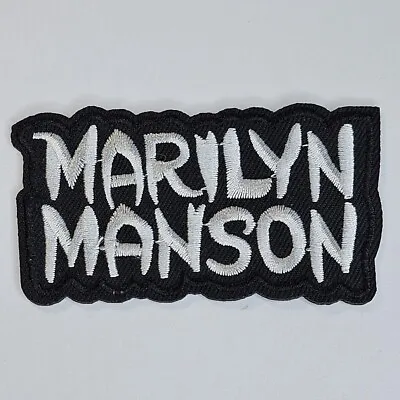 Marilyn Manson Iron On Patch! New Rob Zombie Nine Inch Nails Metallica Metal  • $4.97