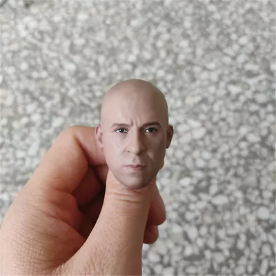 1:6 Vin Diesel Dominic Treto Head Sculpt Carved For 12  Male Action Figure Body • $25.75