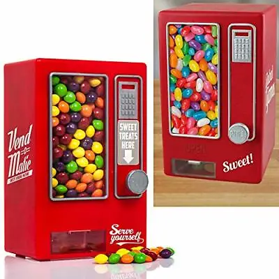 £124.90 • Buy Candy Vending Machine Retro Sweets Dispenser Gumball Kids Gift Red Jelly Beans