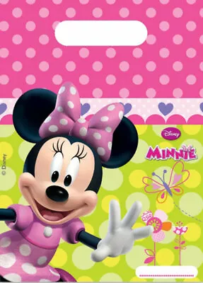 Disney Minnie Mouse Bow-tique Party Favour/Loot Bags X 6 - Children's Party • £2.99