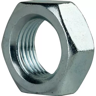 7/8 -14 Thin Hex Jam Nuts Grade 2 Steel Electro Zinc Plated Qty 10 • $20.59