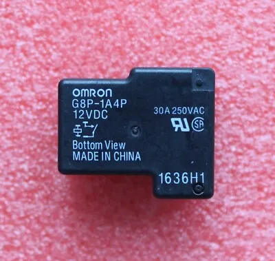 1pcs G8P-1A4P-DC12 Relay SPST NO 30A 250VAC 12VDC Coil Sealed G8P-1A4P 12VDC NEW • $5.99