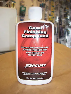 Mercury Boat Cowl / Outboard Cover / Lid Finishing Compound-removes Scratches  • $14.95