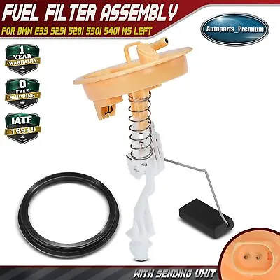 Left Fuel Filter With Sending Unit W/ Seal For BMW E39 525i 528i 530i 540i M5 • $79.99