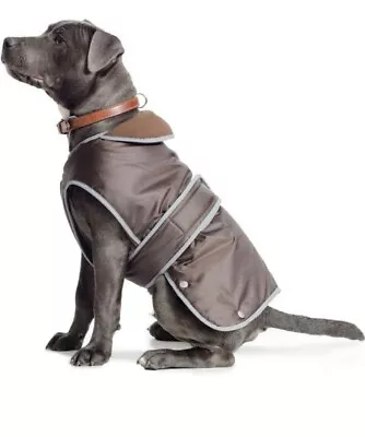 Ancol Muddy Paws All Weather Stormguard Coat Chocolate M 40cm • £12.99