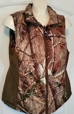 Women’s Realtree Camouflage Reversible Puffer Vest Size L • $14