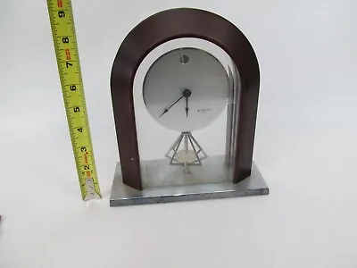Junhans Quartz Arch Clock W/ Motion Pendulum Germany • $34