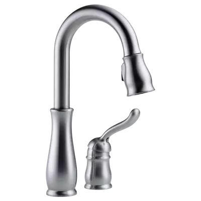 Delta Leland 1H Pull-Down Bar/Prep Faucet Arctic Stainless-Certified Refurbished • $250.67