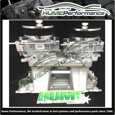 Chev Tunnel Ram Package Sbc 305 327 350 383 400 With 450 Cfm Carburettors Filter • $2446.50