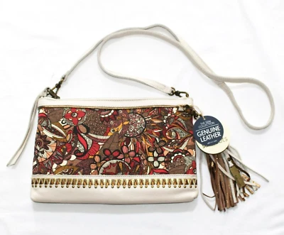 NEW Sakroots Crossbody SPIRIT DESERT Artist Circle Brown Red Jute Cotton $68 NWT • $46.36
