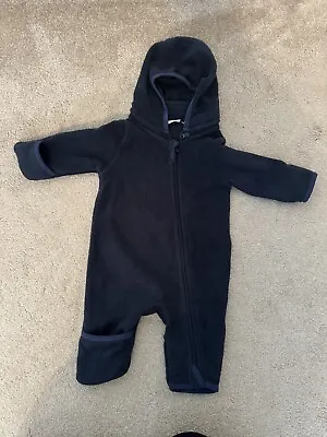 Blue Baby Winter Suit Fleece 3-6 Months  • £0.99