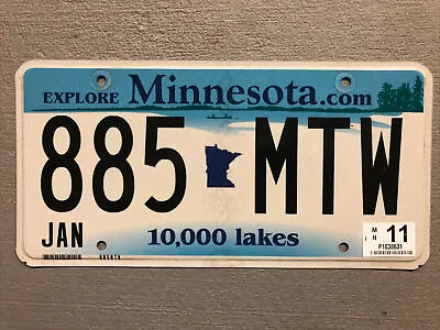 Minnesota License Plate Explore Minnesota Lake/ Canoe 🛶 Random Letters/numbers • $8.99