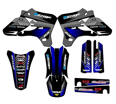 2003-2004 YZ 250 F 4-STROKE SURGE Black Senge Graphics Kit Compatible With • $134.99