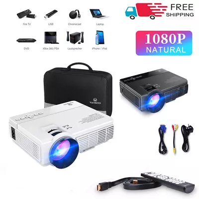 VANKYO Portable Mini Projector LED 1080P WiFi Wireless Movie Video Home Theater • $33.99