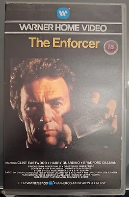 The Enforcer (Dirty Harry Series) Warner Big Box Ex Rental VHS Pre/Post Cert • £15